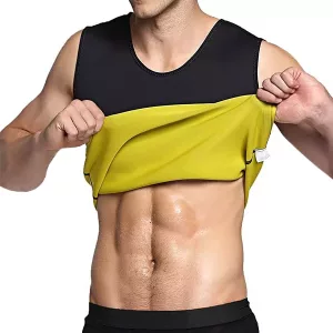 men body shaper, men sweat vest, sauna vest, men shapewear, male sweat vest, men slimming vest