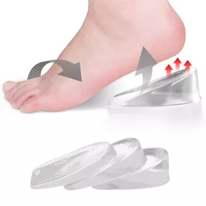 heel lift, shoe inserts for height, gel heel inserts, gel heel cups